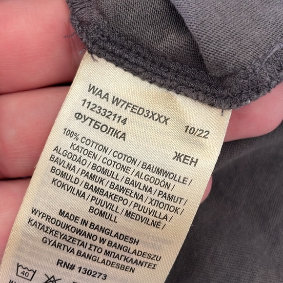 ASOS Wrangler printed cropped tank top oversized Small - Picture 7 of 7